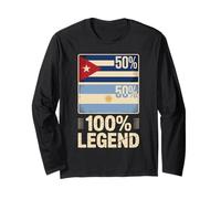 Half Argentine Cuban Roots 100% Legend Argentina Cuba Manche Longue