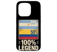 Half Colombian Argentinian Roots 100% Legend Colombia Coque pour iPhone 15 Pro