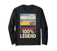 Half Colombian Argentinian Roots 100% Legend Colombia Manche Longue
