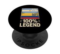 Half Colombian Argentinian Roots 100% Legend Colombia PopSockets PopGrip Adhésif