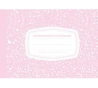 Half Composition Notebook: Collage Ruled Journal, 100 Pages, 8.5x6 Inches