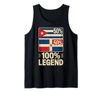 Half Cuban Dominican Roots 100% Legend Cuba Débardeur