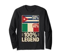 Half Cuban Italian Roots 100% Legend Cuba Italy Manche Longue