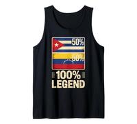Half Cuban Venezuelan Roots 100% Legend Venezuela Débardeur