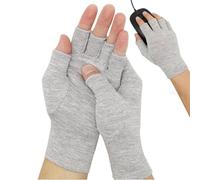 Half Finger Gloves, Breathable Half Gloves, Lightweight No Finger Mittens with Non Slip Grip, Premium Fabric Material with Stretchable Fit, Sports and Fitness Mitt for Outdoor and Indoor Activities