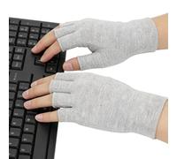 Half Finger Gloves, Breathable Half Gloves, Lightweight No Finger Mittens with Non Slip Grip, Premium Fabric Material with Stretchable Fit, Sports and Fitness Mitt for Outdoor and Indoor Activities