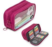 Half & Half Trousse Trousse ¿¿ Crayons Grande Capacit¿¿ Etui ¿¿ Crayon Pour L'¿¿Cole, Le Coll¿¿Ge Et Le Bureau