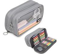 Half & Half Trousse Trousse ¿¿ Crayons Grande Capacit¿¿ Etui ¿¿ Crayon Pour L'¿¿Cole, Le Coll¿¿Ge Et Le Bureau