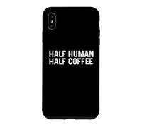 Half Human Half Coffee Coque pour iPhone XS Max