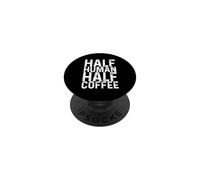 Half Human Half Coffee PopSockets PopGrip Adhésif
