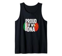 Half Italian Chinese Roots Proud of My DNA Italy China Débardeur