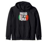 Half Italian Chinese Roots Proud of My DNA Italy China Sweat à Capuche