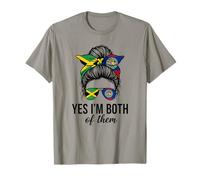 Half Jamaican Belizean Girl Caribbean Pride Roots T-Shirt