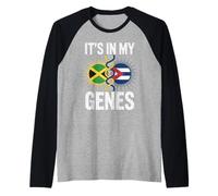 Half Jamaican Cuban Roots 100% Legend Jamaica Cuba Manche Raglan