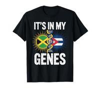 Half Jamaican Cuban Roots 100% Legend Jamaica Cuba T-Shirt