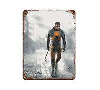 Half-Life 2 Game Tin Sign Vintage Metal Pub Club Cafe Bar Home Wall Art Décoration Poster Retro 30 x 40 cm