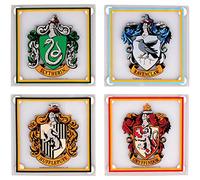 Half Moon Bay Harry Potter Coaster Lot de 4 pièces en Verre Half Moon Bicchieri Boccali EV-21327
