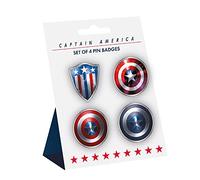 Half Moon Bay Marvel - Captain America - Lot de 4 pin's