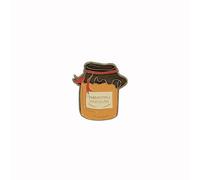 Half Moon Bay Paddington's Marmalade Badge en alliage de zinc marron et orange 3,8 cm et émail 3,8 cm, en alliage de zinc et émail, sans pierre précieuse