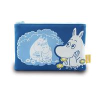 Half Moon Bay Pochette à Fermeture éclair pour Maquillage, Articles de Toilette et Organisation de Sac en Similicuir Moomin 15,2 x 24,1 cm, Bleu, 6 x 9.5 inch, Rêver