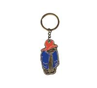 Half Moon Bay Porte-clés Paddington – ours en alliage de zinc, 3,8 x 3,8 cm, rouge/bleu