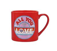 Half Moon Bay The Beatles All You Need Is Coffee Mug | Tasse à thé et tasse pour papa | Cadeaux Beatles et cadeaux musicaux pour homme | Tasses à thé Beatles | Tasse fantaisie | Cadeau d'anniversaire