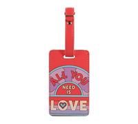 Half Moon Bay The Beatles Étui pour Passeport avec Inscription « All You Need is Love » - Accessoire de Voyage - Produit sous Licence Officielle The Beatles