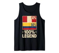 Half Peruvian Colombian 100% Legend Peru Colombia Débardeur