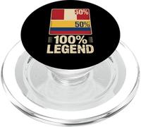 Half Peruvian Colombian 100% Legend Peru Colombia PopSockets PopGrip pour MagSafe
