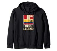 Half Peruvian Colombian 100% Legend Peru Colombia Sweat à Capuche