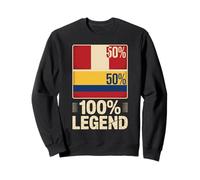 Half Peruvian Colombian 100% Legend Peru Colombia Sweatshirt