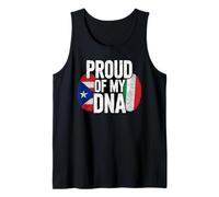 Half Puerto Rican Italian Proud of My DNA Puerto Rico Italy Débardeur