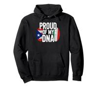 Half Puerto Rican Italian Proud of My DNA Puerto Rico Italy Sweat à Capuche