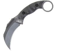 Halfbreed Blades Combat rapproché - Lame fixe CQB-02P - K340-Noir (BLK)