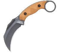 Halfbreed Blades Combat Rapproché - Lame Fixe CQB-02P - K340-Terre Sombre (