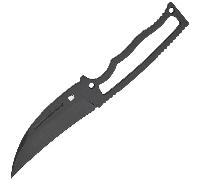 Halfbreed Blades Compact Field Knife - Lame Fixe - Pikal CFK-02 BLK - N690