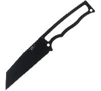 Halfbreed Blades Compact Field Knife - Lame Fixe - Wharncliffe CFK-04 BLK - N6