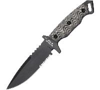 Halfbreed Blades Medium Infantry Knife Gen-2, Multicam, K340, Partially Serrated MIK-03PS MULTI G2 K