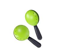 Halilit Hi-Lo Maracas (Pair). High-end Hand Shaker Percussion Musical Instrument. Percussionists of All Levels. Teens & Adults. Built to Last (Green)