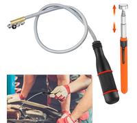 Halinuia 2 Pcs Aimant Telescopique, 55 CM Flexible Portable Aimant Mecanique, 73 CM Auto Outil de Ramassage Aimanté pour Ramasser de Petites Tige Récupérateur Aimantée pour Coins (2.2 LB 8 LB)