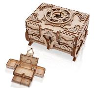 Halisun Puzzles 3D en Bois, Boîte de Rangement pour Bijoux, Ensemble de Construction Mécanique Auto-assemblée pour Adultes de 14 Ans et Plus, Cadeau de Noël, 142 Pièces