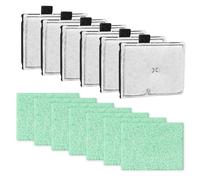 Haliya CF1 Kit d'entretien 7 mois pour filtre Algaway 10 mm d'épaisseur Compatible avec filtre Interpet CF1 - Kit de cartouches filtrantes pour aquarium - Pack de rechange (7 + 7)