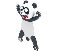 HALIYY Marque-Pages de Dessin Animé Mignon, Marqueur de Livre en de StéRéO pour les Enfants, Papeterie D'éTudiants DrôLes de Nouveauté D'Animaux éCraséS (Panda)