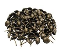 HALJIA 100 pcs 14 x 20 MM vintage ameublement à ongles décoratifs Tack Bronze antique à tige pour bijoux boîte cadeau Canapé Décoration