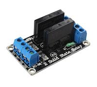 HALJIA 2 canaux 5 V Solid State Relais module avec Résistive fusible Compatible avec Arduino UNO Duemilanove 2560 Mega1280 Raspberry Pi Arm DSP Pic