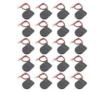 HALJIA 20 Pieces Support de Pile Bouton, 3V CR2032 Support de Batterie, avec Commutation Marche/Arret Interrupteur Noir