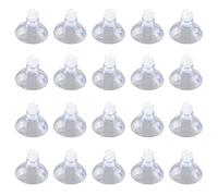 HALJIA 20PCS 6MM Aquarium Fish Tank Suction Cups Airline Hose Pump Air Line Tubing Holder