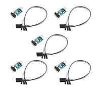 HALJIA 5 pcs Module de détection de Collision Crash Capteur commutateur de Collision Interrupteur Tactile Voiture Robot Compatible avec Arduino Reedswitch Reed Switch