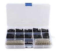 HALJIA 620 pcs 2,54 mm/0.1" Dupont à sertir Broches Connecteur Broches Fil Jumper et M/F à sertir Broches