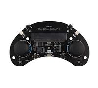 HALJIA BBC Micro: Bit Manette de jeu sans fil Expansion Module Compatible avec BBC Microbit V2 STEAM Education DIY Contrôleur de programmation graphique pour Kit de démarrage (sans Micro bit)